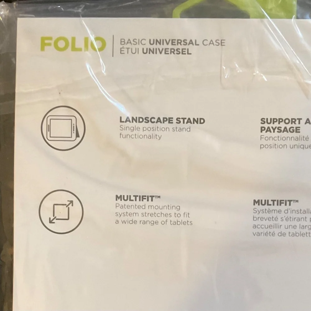 NEW SEALED M-Edge Universal Folio Case 9